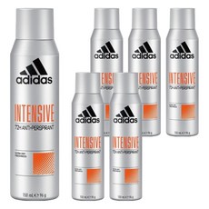 愛迪達 adidas 男用制汗爽身噴霧 強效乾爽 6瓶 150ml