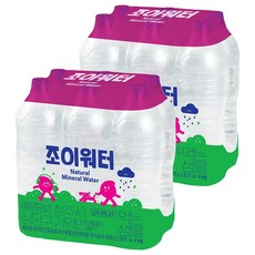 조이워터 생수 무라벨, 12개, 2L
