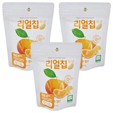 Ssalgwaja 米餅村 無添加寶寶水果脆片, 100%水果製成, 10g, 3包