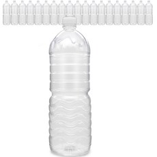 Mirkorea 圓形飲用水空瓶 基本瓶蓋, 20個, 2L