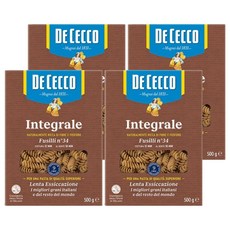 데체코 통밀 푸실리 인테그랄레, 500g, 4개