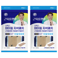 아텍스 테이핑 자석패치 관절형 + 리필 대용량 23p 세트, 24매입, 2세트
