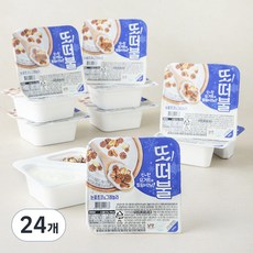 남양유업 또떠불 요거트 눈꽃초코 앤 그래놀라, 125g, 24개