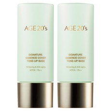 에이지투웨니스 시그니처 에센스 커버 톤업베이스 40ml, 2호(그린), 2개