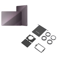 스몰리그 시네마 ND8 나노코팅 사각필터 4 x 5.65 + 미니 매트박스 세트, 1세트, 4225(필터), 3575(매트박스)