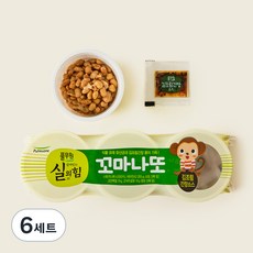 풀무원 살아있는 실의힘 꼬마나또 김조림 간장소스, 29.9g, 3개입, 6개