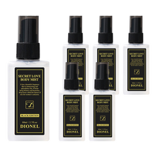 디오넬 시크릿러브 바디미스트 블랙에디션, 6개, 80ml