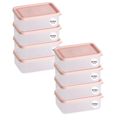 비트리 휘어지는 냉동실 정리용기 시즌2 300ml 핑크, 1개입, 8개