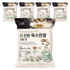 청해명가 더 진한 육수한알 진한맛 25개입, 100g, 5개