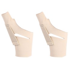 여성용 엄지 손가락 손목 보호대 오른손, 2개