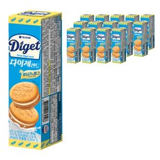 ORION 好麗友 Diget全麥香草牛奶夾心餅乾, 93g, 15盒