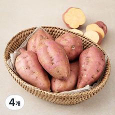 국내산 호박고구마, 1kg(중), 4개