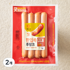 백설 한입쏙 후랑크 소시지, 115g, 2개