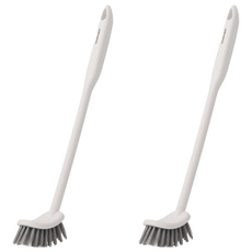 GOZENBO 御膳坊 純粹長柄彎刷, 2支, 白色