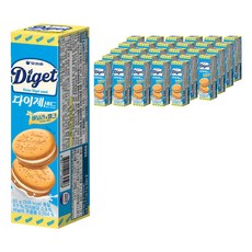 ORION 好麗友 Diget全麥香草牛奶夾心餅乾, 93g, 30盒