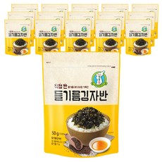 지도표성경 직접 짠 들기름 김자반, 50g, 16개