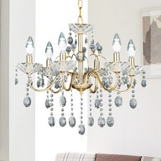 planlux Bellada 6燈水晶吊燈, 單一顏色