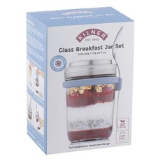 KILNER 隔夜燕麥杯容器組, 1組, 350ml