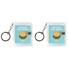 리코즈 키링 미니앨범 2p, 투명, 16매