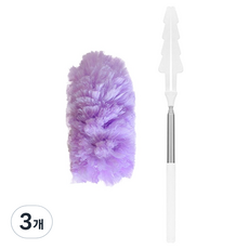 SOEUR 多用途長柄除塵刷 110cm, 3個, 紫色