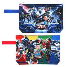 Hello CARBOT 衝鋒戰士 餐盤便當袋 2入, 1套