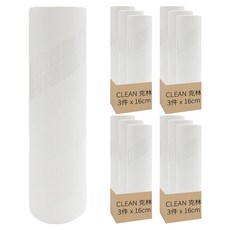 CLEAN 克林 斜撕膠黏滾筒補充包3件組 60周捲, 4組