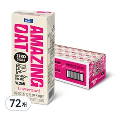 어메이징오트 어메이징 오트 언스위트 귀리음료, 72개, 190ml