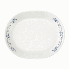 Corelle Brands 康寧餐具 古典藍腰子盤, 31x25x2.8cm, 古典藍, 1個