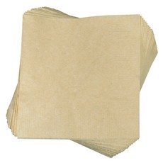 NAPKIN KOREA 純色雞尾酒餐巾, 咖啡色, 1個, 2200件