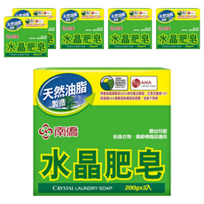 南僑水晶 肥皂 3個, 600g, 6盒