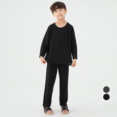 Lolly Tree 童款人造絲彈力長袖長褲套裝