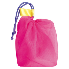 ISHIHARA 石原商店奶油泡泡網 雙層立體網袋 附吊帶, 桃粉色, 1個