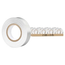 防水絕緣膠帶 Y101 1000 x 1.2cm 白色 15個, 1組