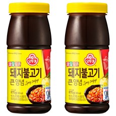 OTTOGI 不倒翁 韓式烤豬肉調味醬, 875g, 2瓶