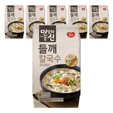 동원 면발의신 들깨칼국수 2인분, 258g, 6개