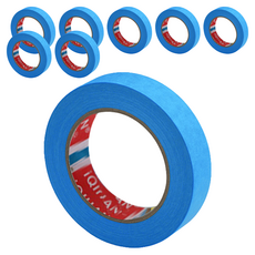 iQIHAN 藍色彩色遮蔽膠帶 20 mm x 20 m, 8個