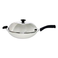 Pearl Horse 寶馬 厚釜M8七層複合金單把炒鍋, 40cm, 1個