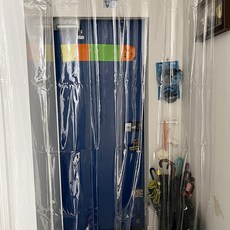 메종텍스타일 방풍 방한 8도씨 현관 중문용 TPU 우레탄 커튼 0.15T