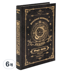 morning glory 魔法咒語書ver 2筆記本 224頁, 6個, 黑色