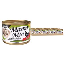 惜時 MamaMia 機能愛貓雞湯餐罐, 雞肉 + 小麥草, 170g, 24罐