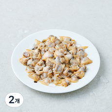 지하암반해수로 씻어낸 바지락살 (냉장), 2개, 200g