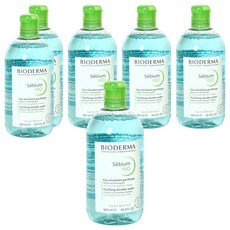 바이오더마 세비엄 H2O 클렌징 워터, 500ml, 6개