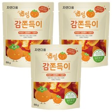 자연다움 츄잉 감쫀득이, 3개, 60g