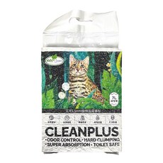 ECO Clean 艾可 1.5mm 極細豆腐貓砂 - 活性炭，7L，可沖馬桶，除臭, 1包