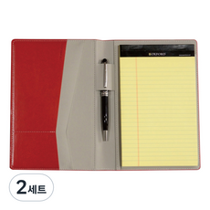 Sonoma MG A5硬殼筆記本保護套 + A5 Legal Pad 隨機出貨 50張, 紅色, 2套