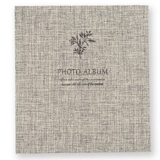 머니풀 면과 린넨 루스리프 포켓 카드 폴라로이드 앨범 MINI, 3번, 100매