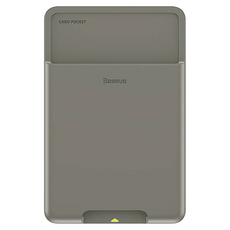 Baseus 倍思 手機背貼矽膠卡套 92mm*60mm, 深灰色, 1個