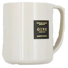 GINII 基尼 食品級質感簡約漱口杯, 聚苯乙烯PS材質, 耐冷熱温度-20°C~80°C, 象牙白, 1個