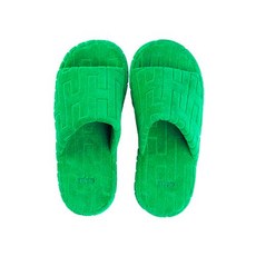 Teto 女款素色舒適居家拖鞋, 1個, 綠色