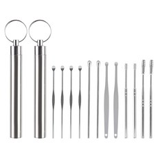 모아픽 스테인레스 귀이개 6종 세트, 2세트